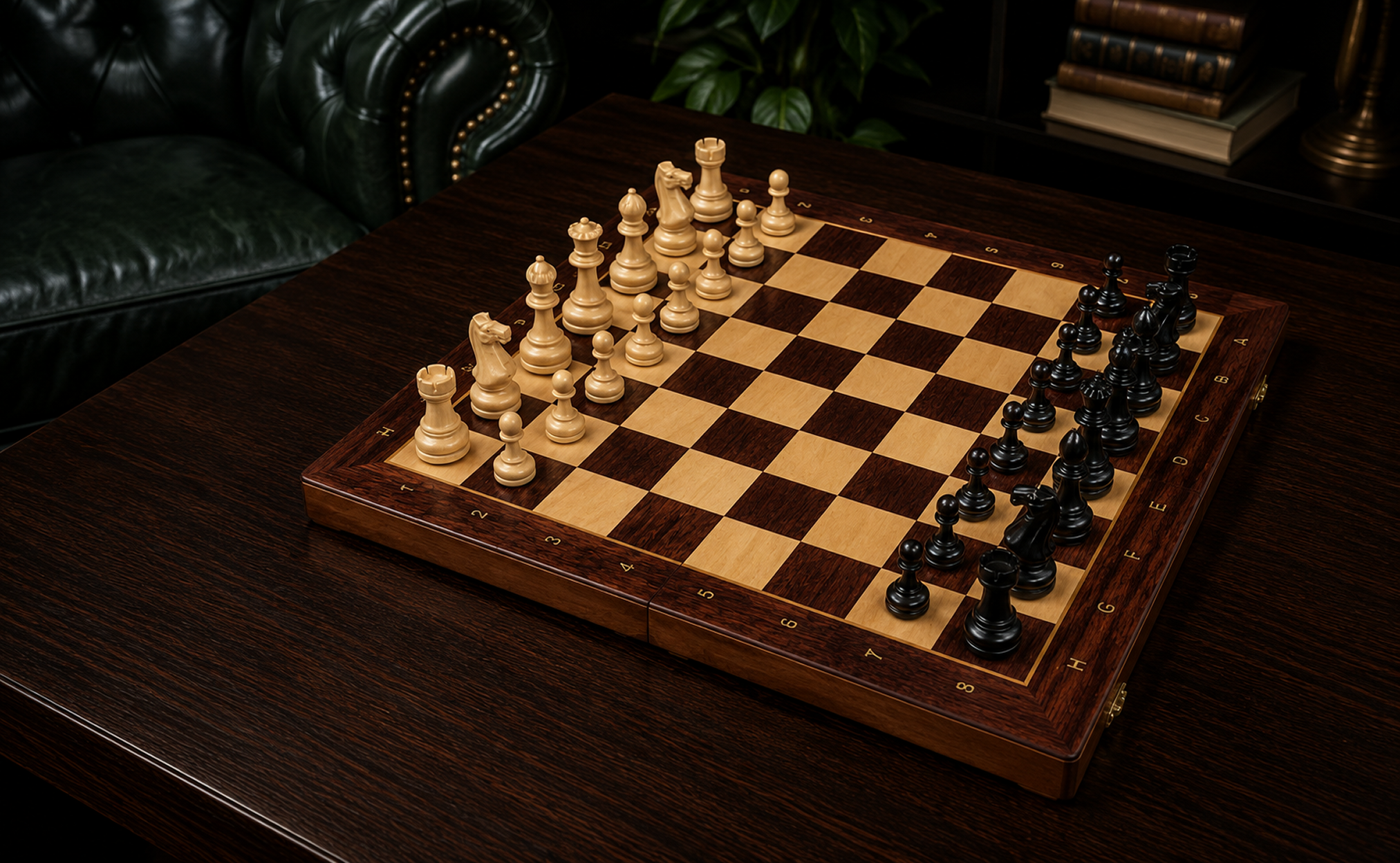 Wooden chess sets