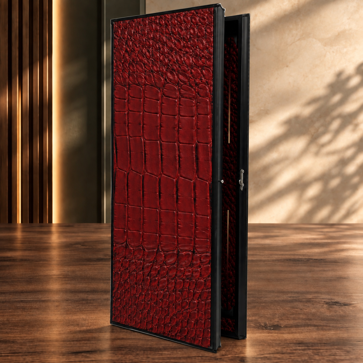 Superbe backgammon en verre « Lion » – 61 × 27 cm, réf. 250058. Personnalisé. Prêt à offrir | Livraison gratuite dans le monde entier.