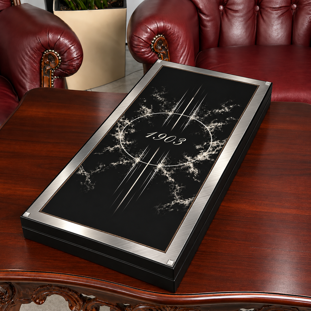 Eagle Metal Backgammon Set – Large 25"