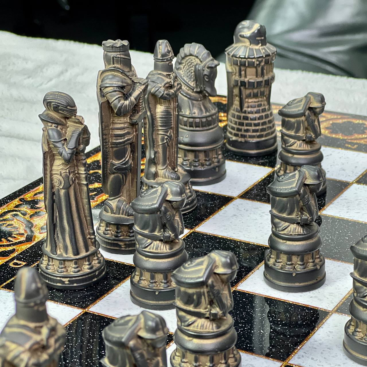 Harry Potter Stone Chess Set – Large 22”