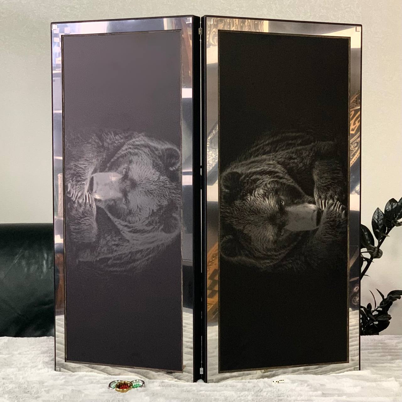 Sophisticated Metal Backgammon with Tempered Glass - Exclusive Design, Customizable and Gift-ready