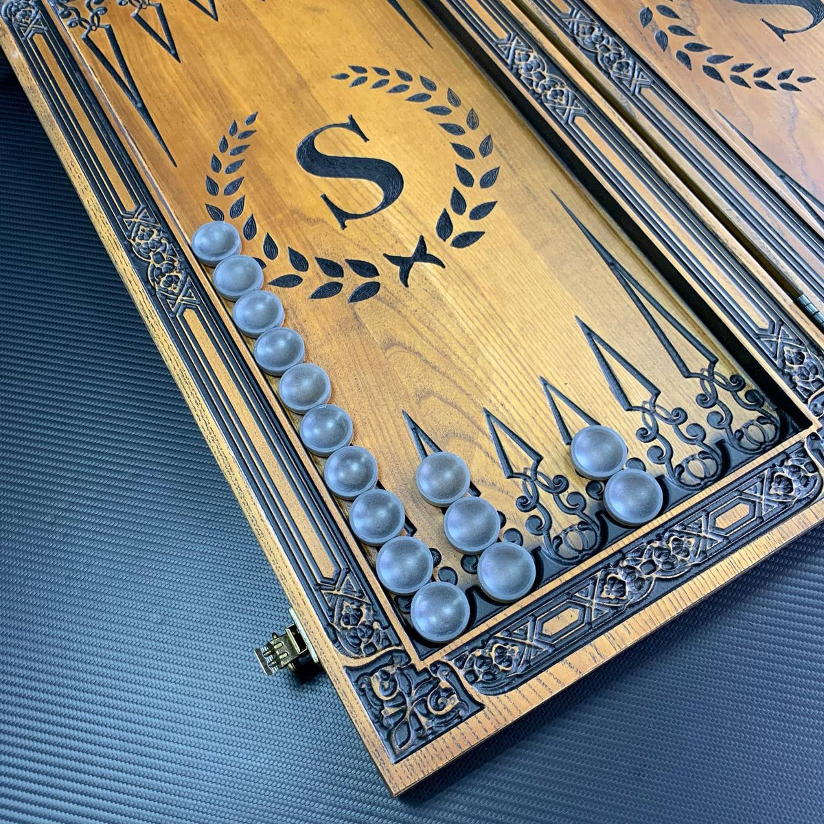 Grand Wooden Backgammon Set – Ash Wood 27"
