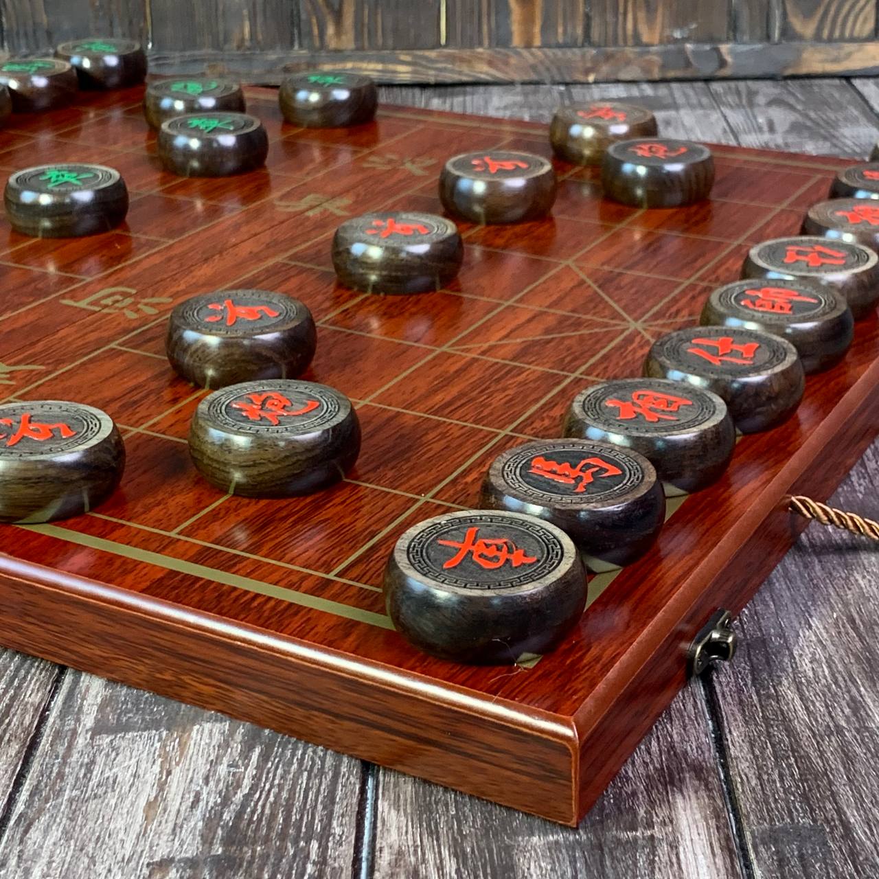 Handcrafted Wooden Xiangqi Chinese Chess Set