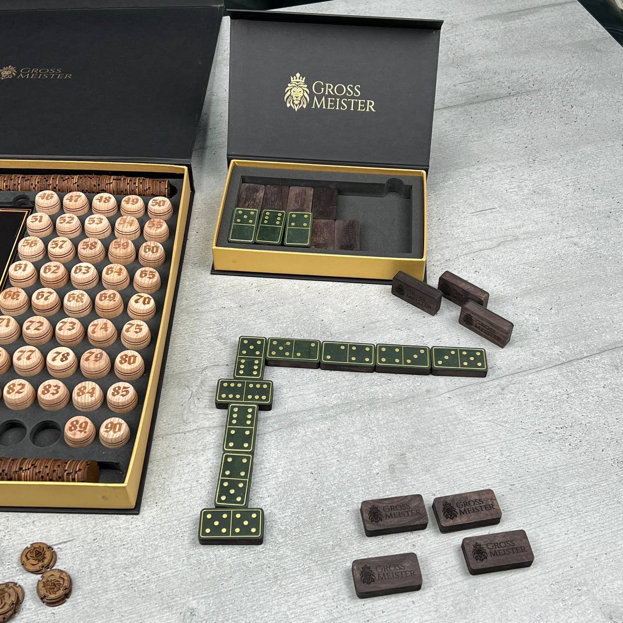 Deluxe Gift Set: Lotto + Domino – The Perfect Choice for Him – Premium Gift-ready with Free Worldwide Shipping