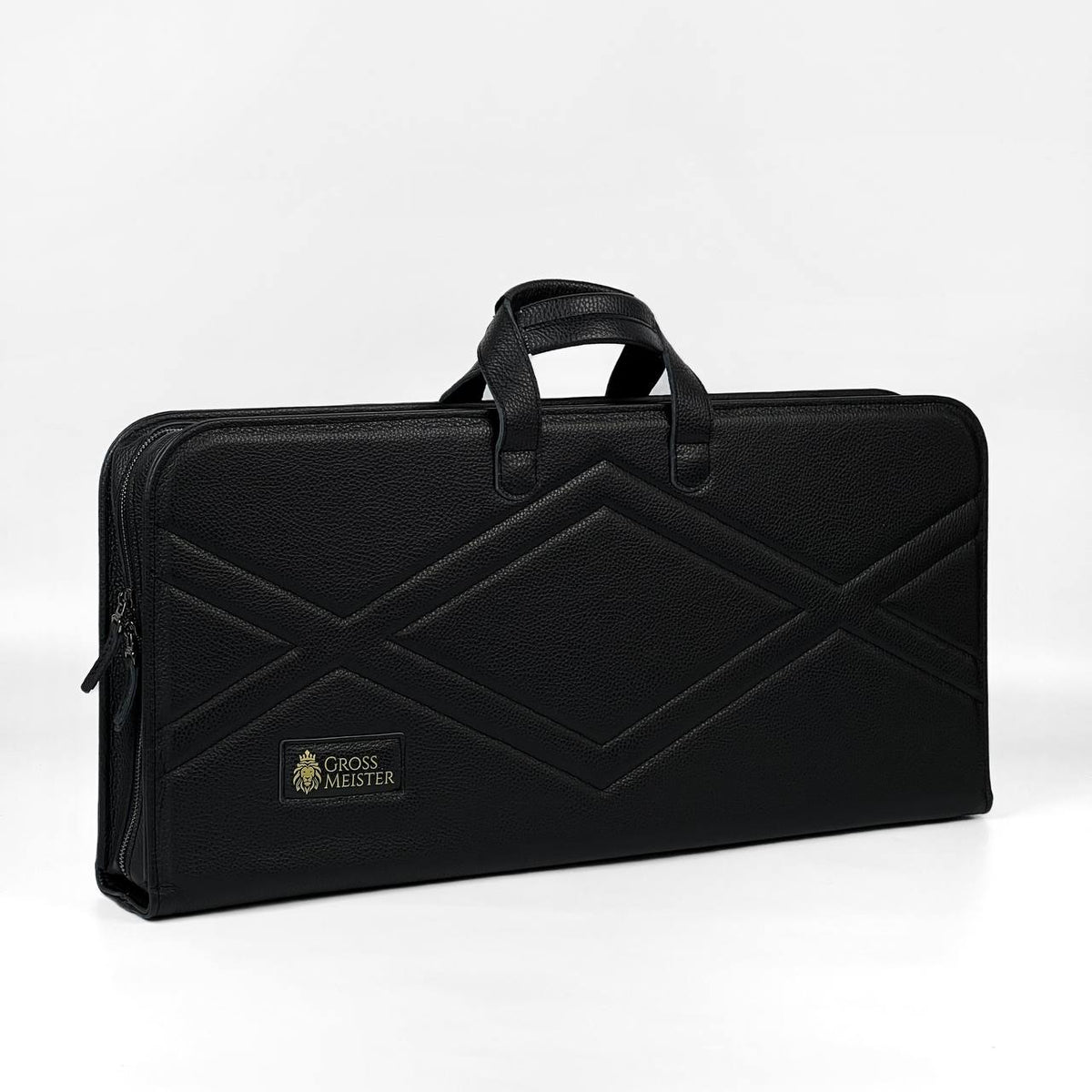 Leder-Aufbewahrungstasche für Backgammon/Schachspiel 60 x 30 cm. Personalisierung möglich.