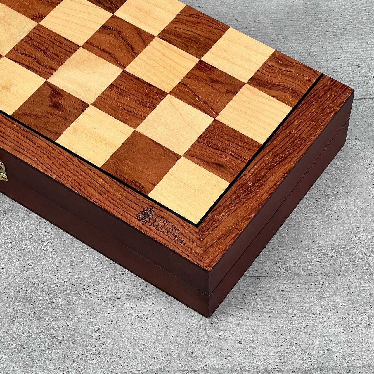 Premium Wooden Chess Set – 14"