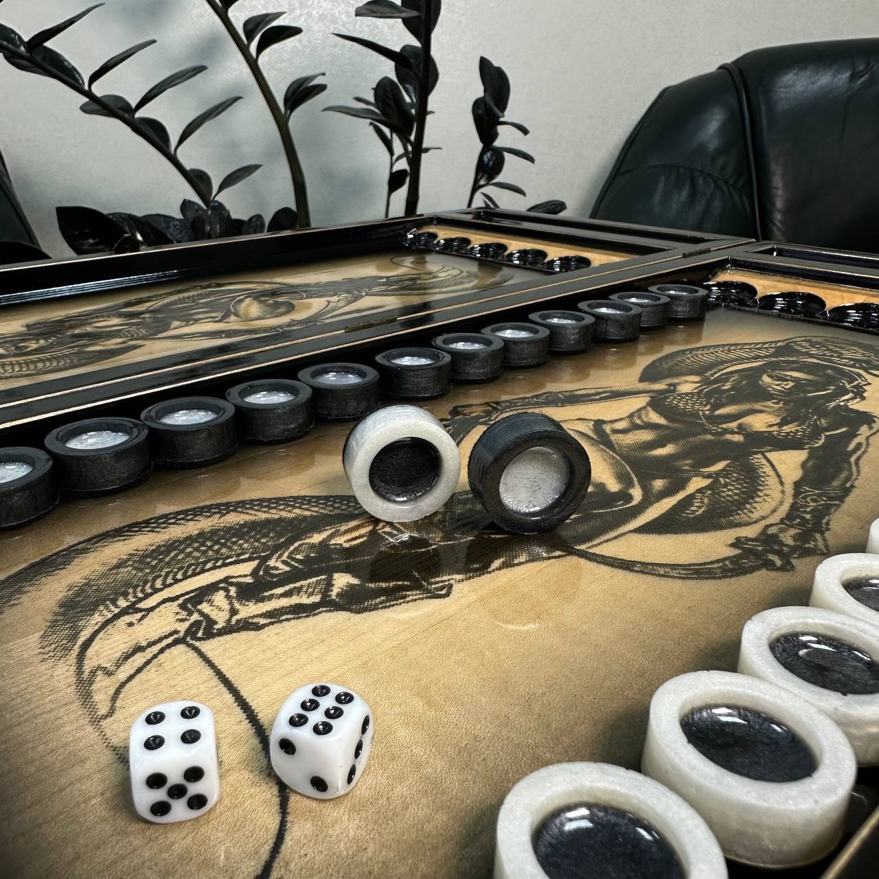 Archer Wooden Backgammon Set – Maple Wood 24"