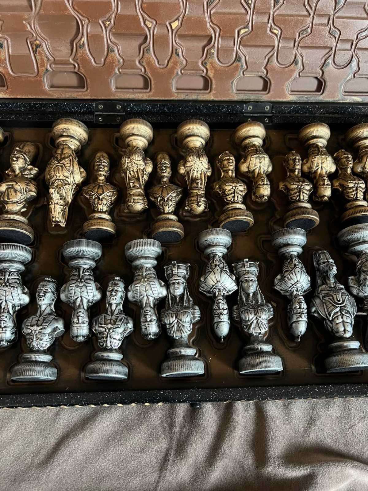 Premium Black Acrylic stone Chess Set with Carved Borders – Includes Pieces | Free global delivery | Gift-ready