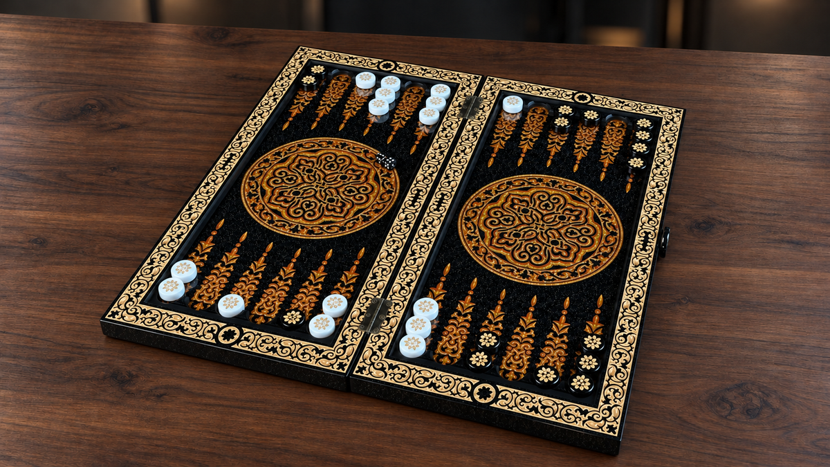 Stone Backgammon sets