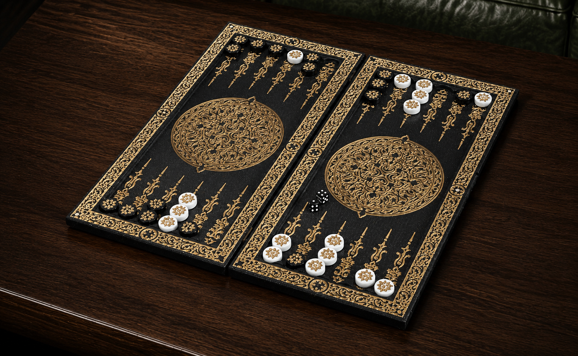 Stone Backgammon sets