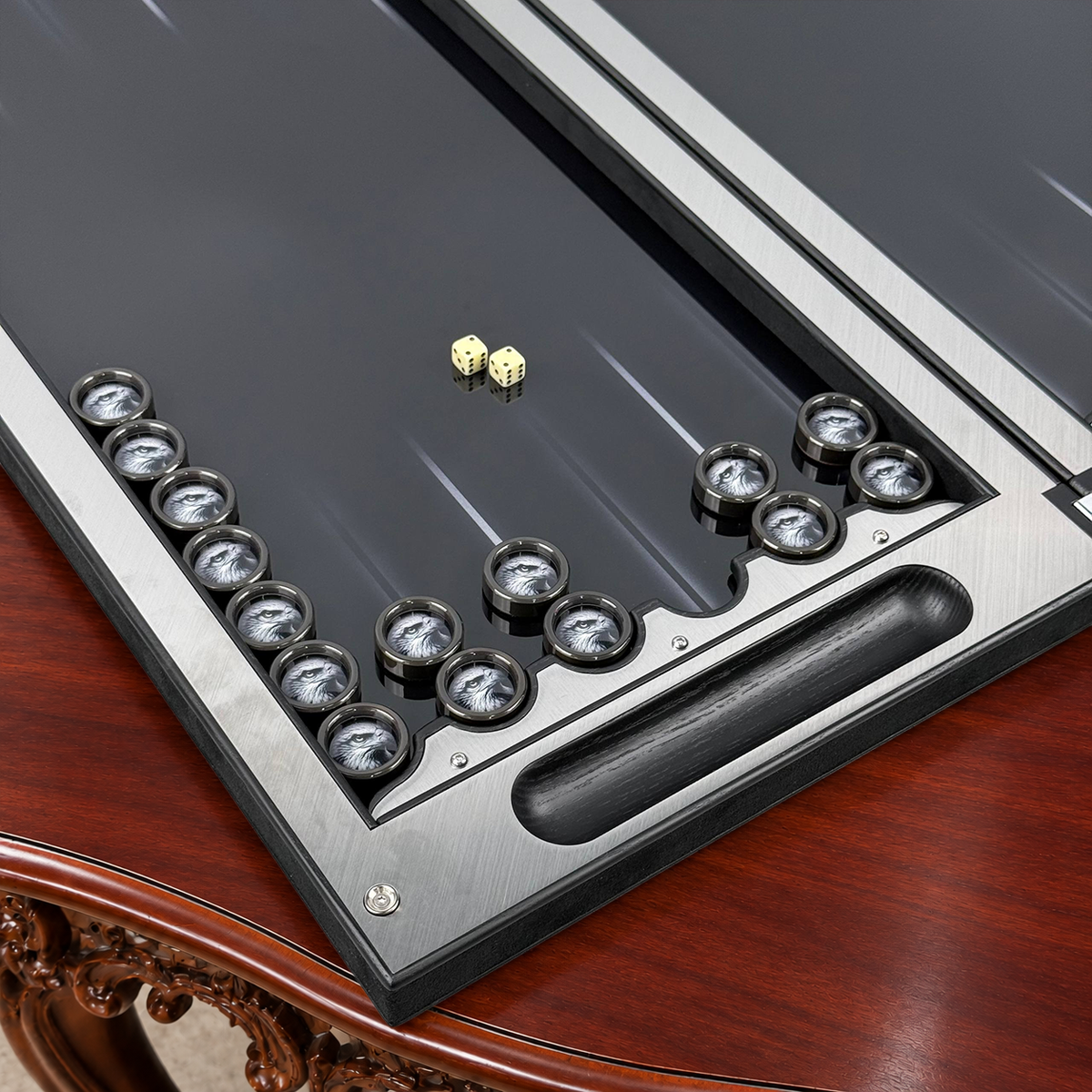 Eagle Metal Backgammon Set – Large 25"