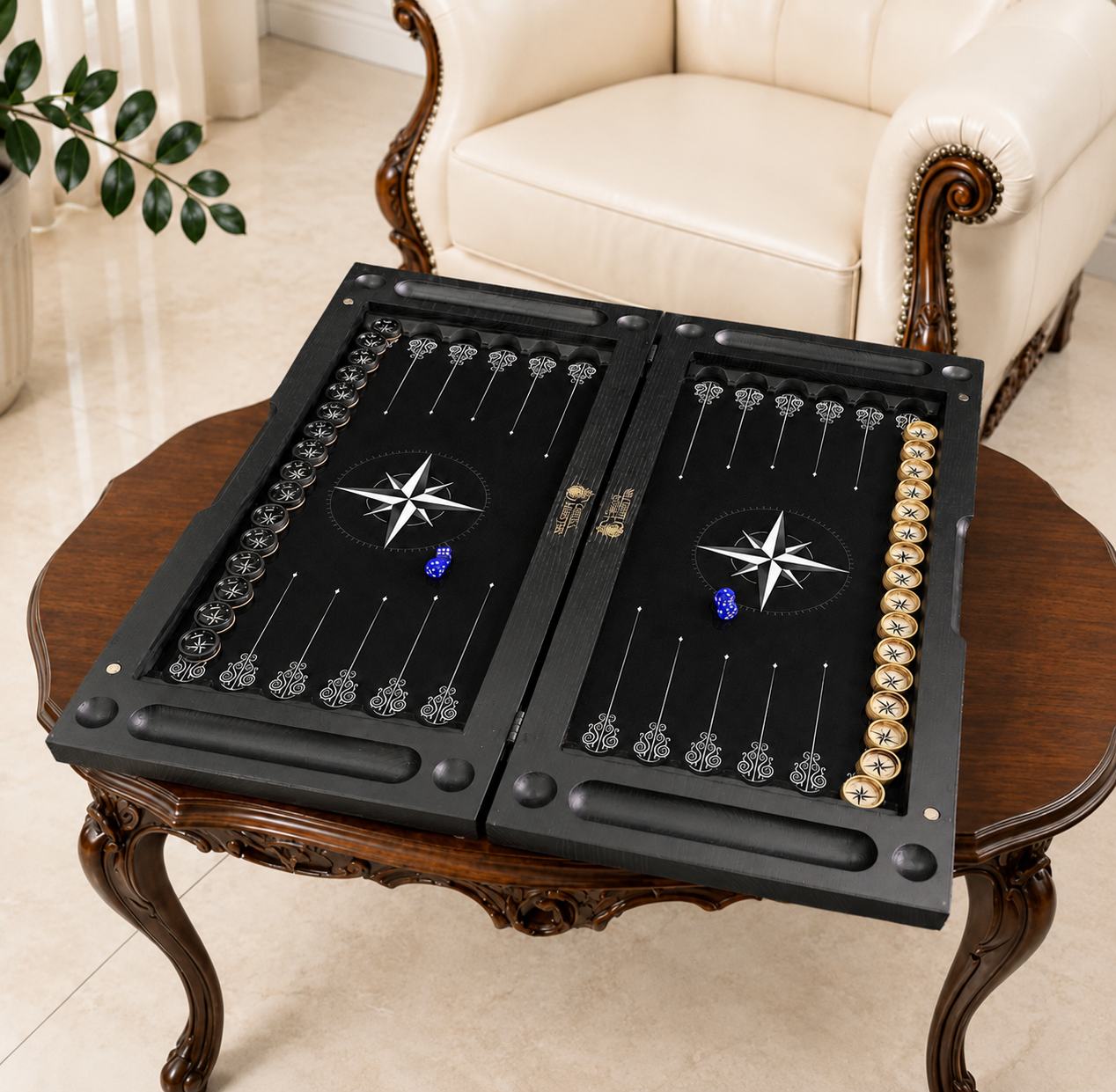 Glasschach- und Glas-Backgammon-Set 3in1, Chekers-Brettspiel, individuelles Backgammon-Brett, modernes Backgammon-Brett