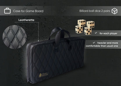 Backgammon exclusif en verre et bois avec scorpion. Prêt à offrir et personnalisable.