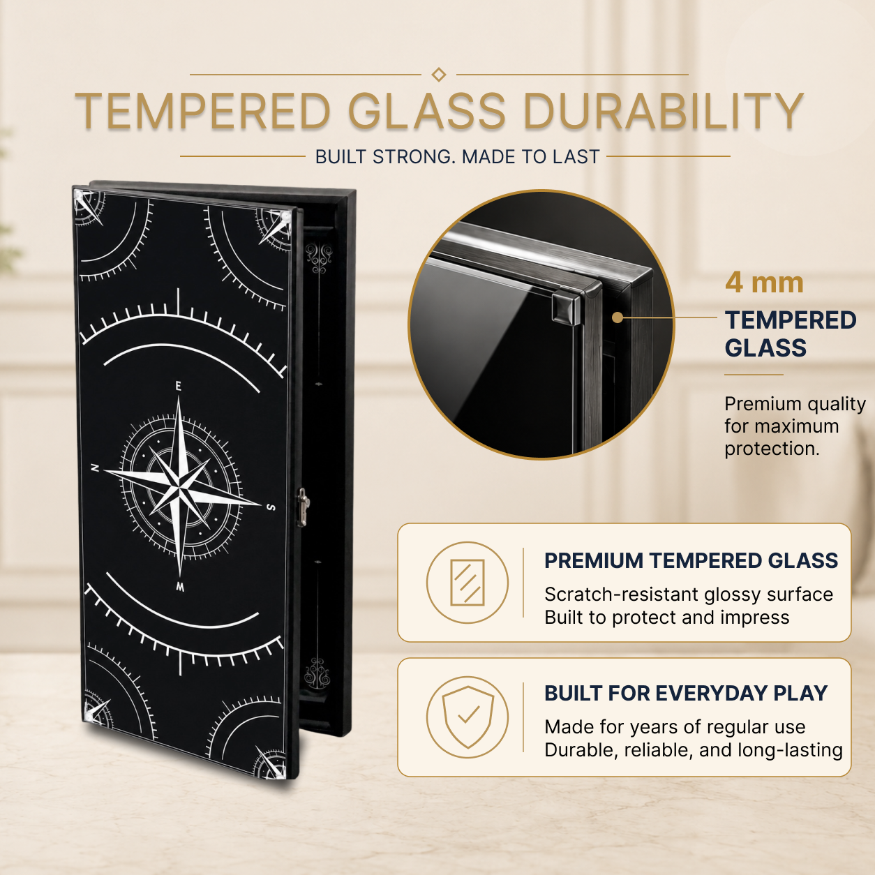 Glasschach- und Glas-Backgammon-Set 3in1, Chekers-Brettspiel, individuelles Backgammon-Brett, modernes Backgammon-Brett