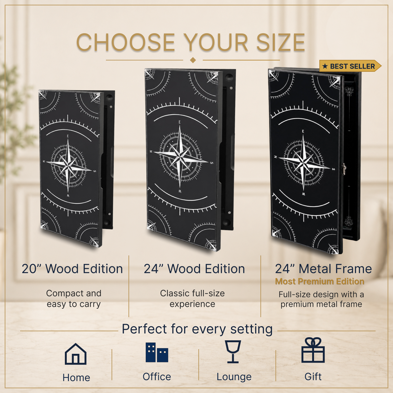 Glasschach- und Glas-Backgammon-Set 3in1, Chekers-Brettspiel, individuelles Backgammon-Brett, modernes Backgammon-Brett