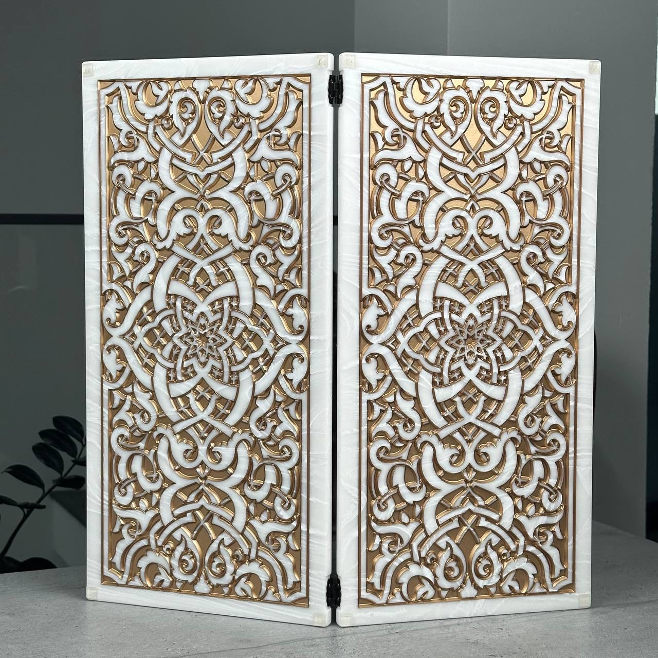 Imperial Carved Stone Chess Set – Medium 19”