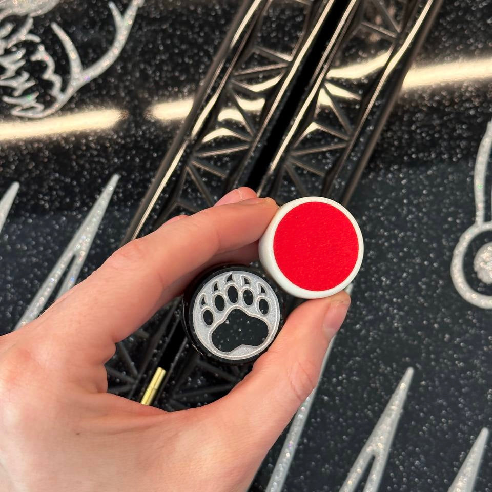 Black Stone Backgammon Set “Bear” – Premium Edition | 24"