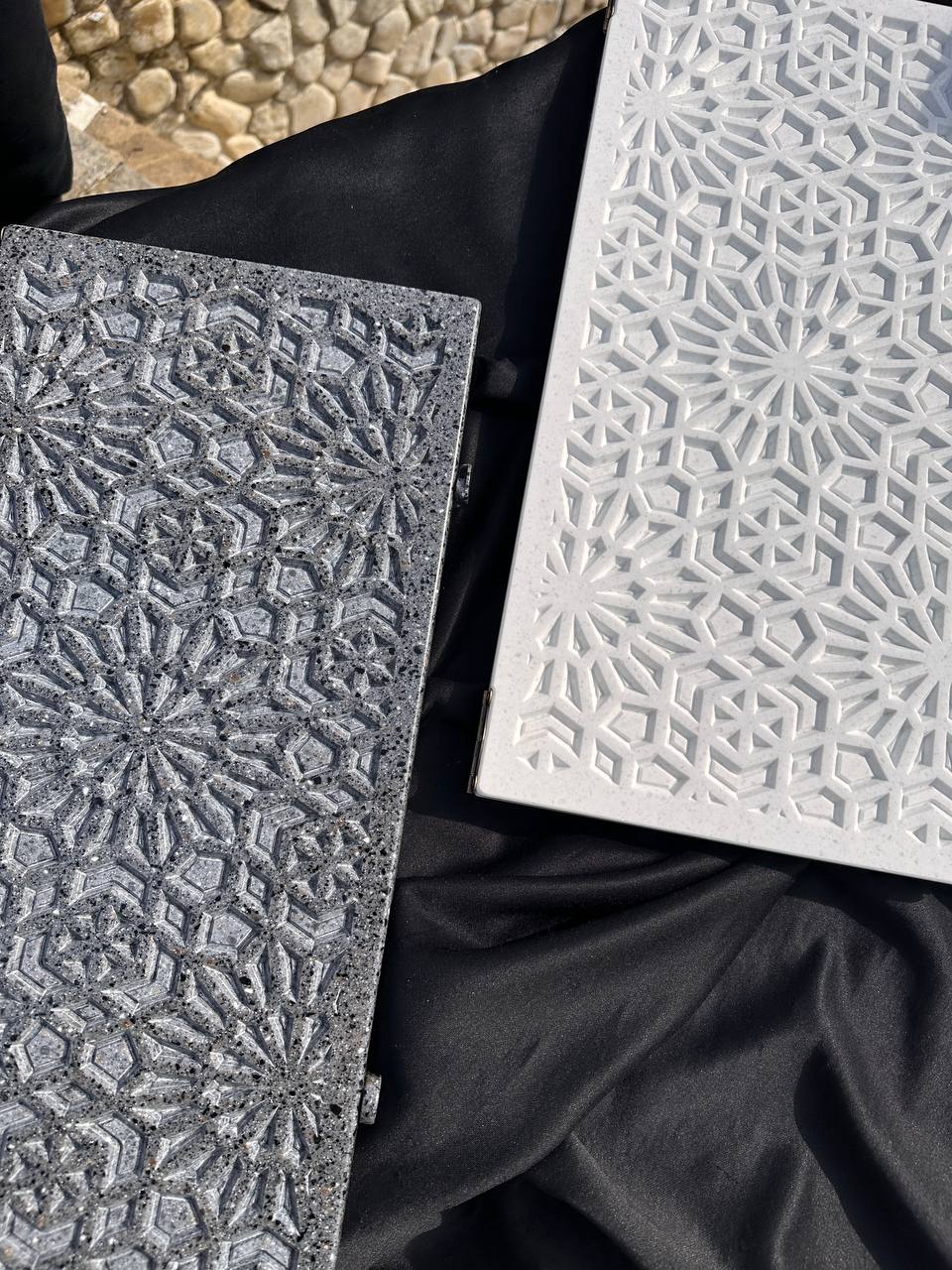 Acrylic stone chess Set 47*24cm: A Luxurious Gift for True Connoisseurs. Gift-ready