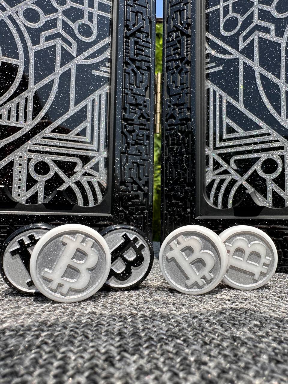 Luxury Black Acrylic Stone Backgammon Set – Exclusive, Handcrafted Elegance, Gift-ready