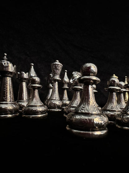 Set of chess pieces, large chess pieces, chessmen