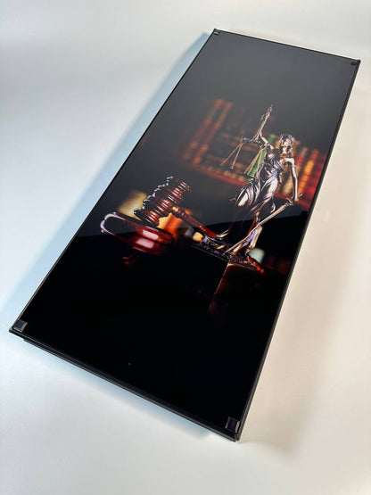 Femida Glass Backgammon Set – The Perfect Gift for Lawyers, Gift-ready.