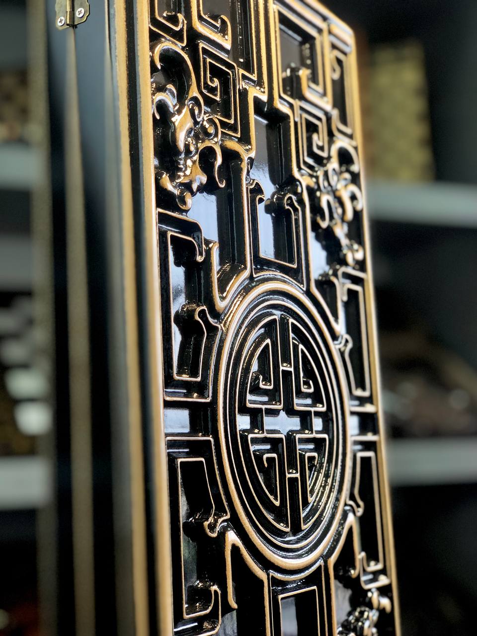 Prestigious Handmade Wooden Backgammon Board, 50*23cm, Crafted from High-Quality Basswood, Gift-ready