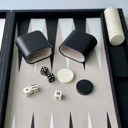 Tournament Backgammon 53*31cm Faux leather Acrylic chips. Gift-ready. Acrylic Wooden Backgammon pieces