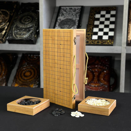 Jeu de société Go, cadeau insolite pour papa, cadeau pour couple, jeu de société chinois en bois