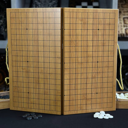 Jeu de société Go, cadeau insolite pour papa, cadeau pour couple, jeu de société chinois en bois