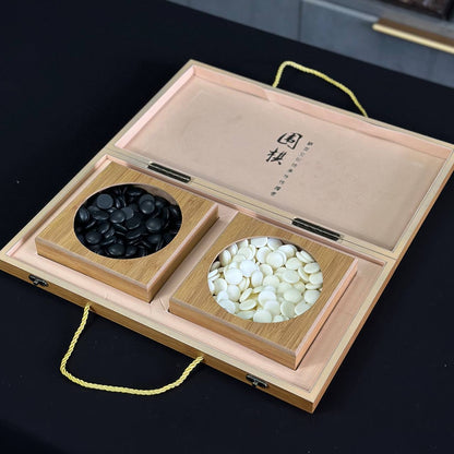 Jeu de société Go, cadeau insolite pour papa, cadeau pour couple, jeu de société chinois en bois