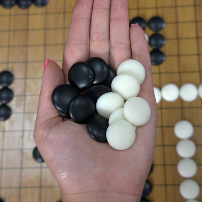 Jeu de société Go, cadeau insolite pour papa, cadeau pour couple, jeu de société chinois en bois