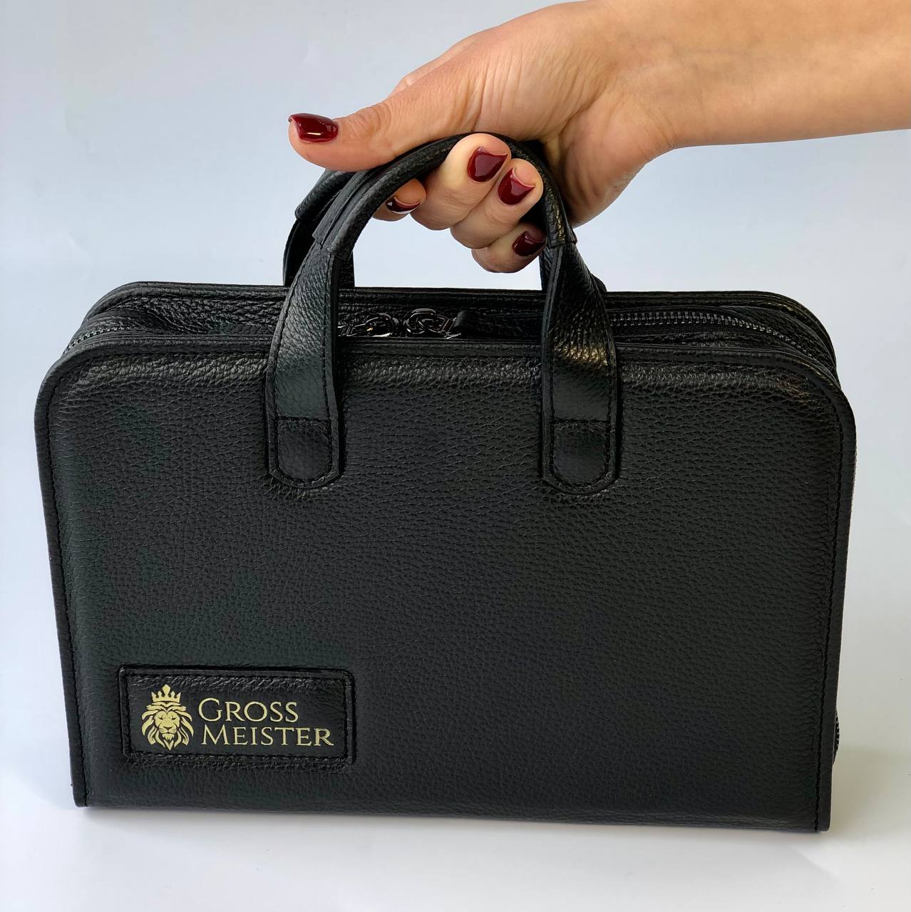 Leather storage case for Stone Domino 28*19*6cm. Durable and Comfortable.