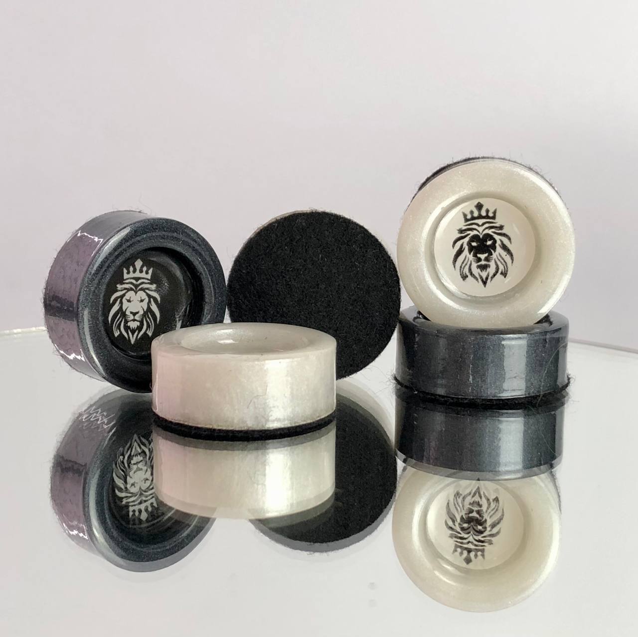 Damesteine-Set im Sortiment, 29mm. Für Backgammon und Damespiel. 