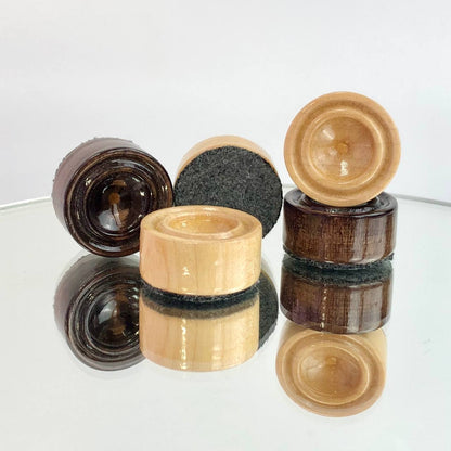 Holz-Dame-Spielsteine-Set "Classic" 26mm, Holzchips für Backgammon und Dame-Spiel