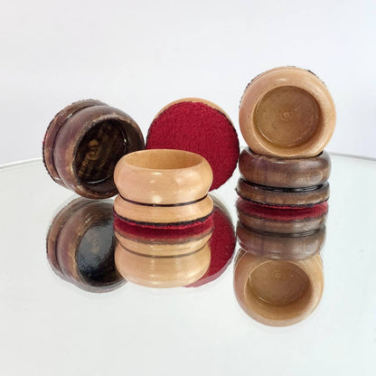 Holz-Dame-Spielsteine-Set "Classic" 26mm, Holzchips für Backgammon und Dame-Spiel