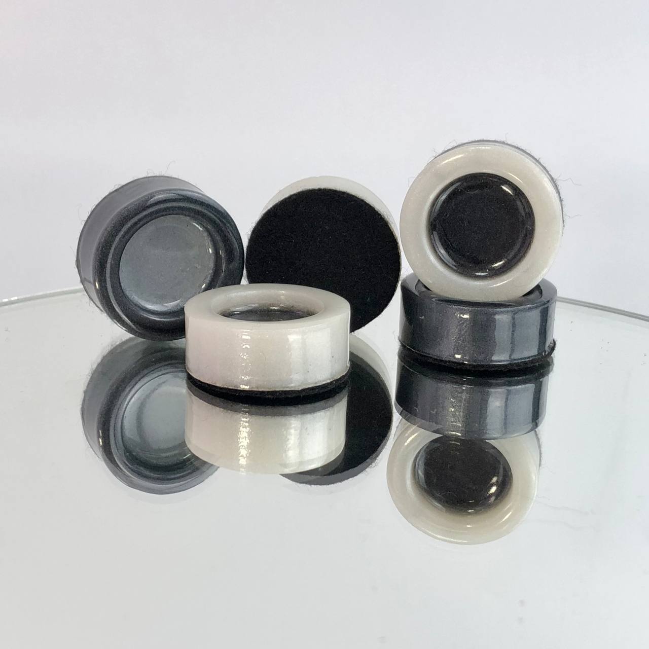 Damesteine-Set im Sortiment, 29mm. Für Backgammon und Damespiel. 