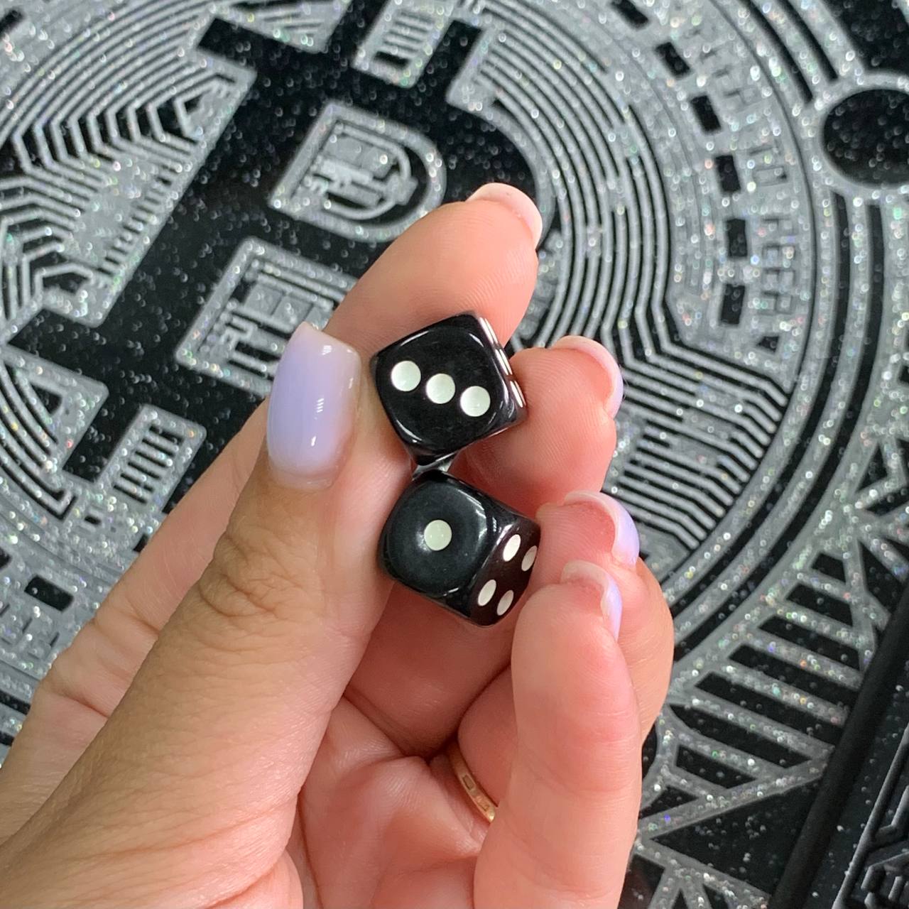 Luxuriöses Backgammon-Set aus schwarzem Acrylstein – Exklusive, handgefertigte Eleganz, geschenkfertig