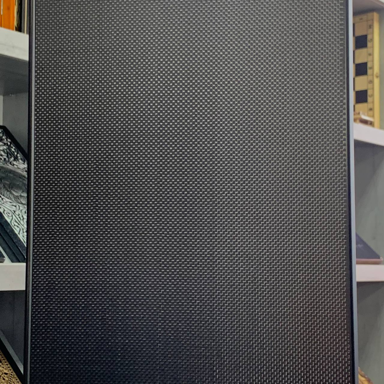 Exklusives Carbon Backgammon Set auf Aluminiumbasis, 61*26,5cm, Geschenkfertig