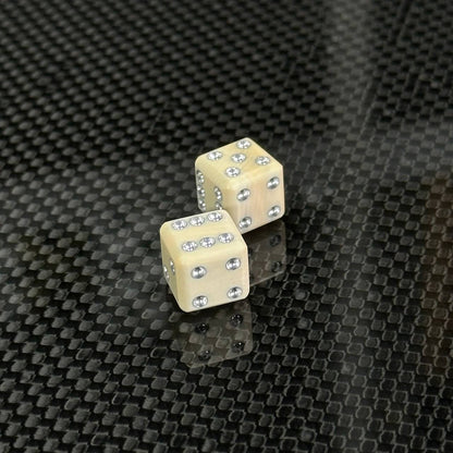 Exklusives Carbon Backgammon Set auf Aluminiumbasis, 61*26,5cm, Geschenkfertig