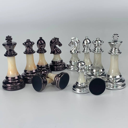 Acrylic Chess pieces, 9cm King. Exclusive game accessory. Gift-ready