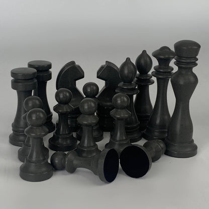 Schachfiguren aus Acrylstein, König 10,5 cm. Hochwertiges Spielzubehör. Als Geschenk geeignet