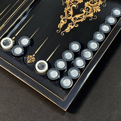 Plateau de backgammon en bois – Un mélange exquis d'art et de fonctionnalité, prêt à offrir