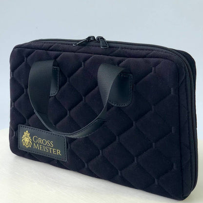 Housse de rangement en alcantara pour Stone Domino 26*16cm. Doux et confortable.