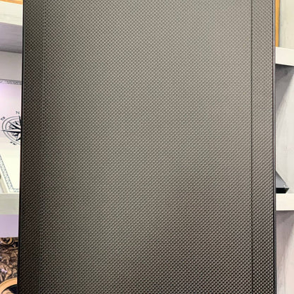 Luxuriöses VIP Carbon Backgammon Set auf Aluminium Carbon Basis, 61*26,5cm, Geschenkfertig