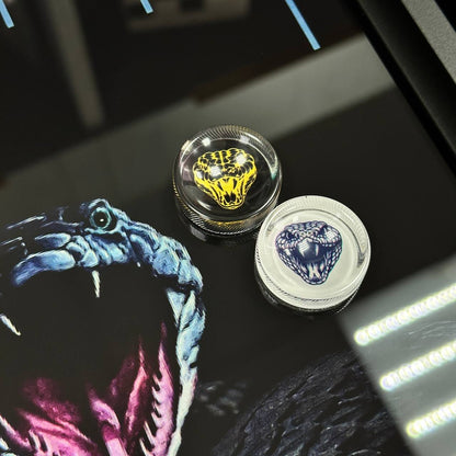 Jeu de backgammon en verre Snake, 61*27cm. Personnalisation. Prêt à offrir.