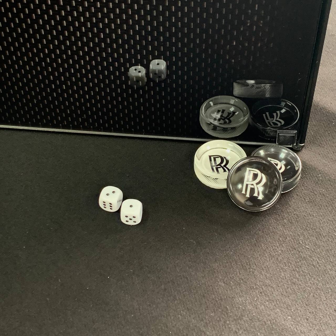 Epoxidharz-Damespielsteine ​​- 30 mm. Für Backgammon und Damespiel. Geschenkfertig