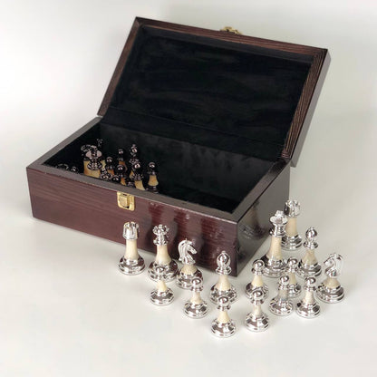 Pièces d'échecs en acrylique, Roi de 9 cm. Accessoire de jeu exclusif. Prêt à offrir