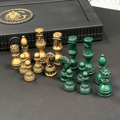 Hochwertiges Schachspiel aus Acryl (nur Figuren) mit Aufbewahrungsbox – Kostenlose Lieferung weltweit | Geschenkfertig