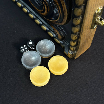 Exklusives Holz-Backgammon "Vigro Zodiac". Individualisierbar und verschenkfertig
