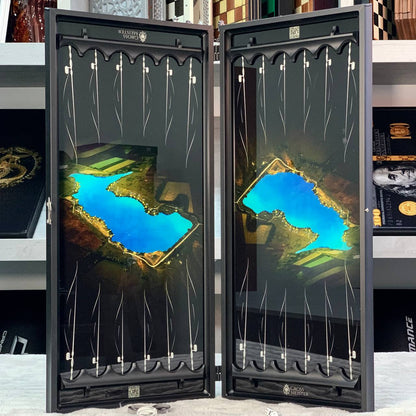 Jeu de backgammon en verre personnalisable – Créez votre plateau et vos jetons élégants avec livraison gratuite